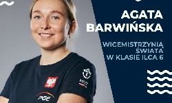 Agata Barwińska ze srebrnym medalem Mistrzostw Świata  w olimpijskiej klasie ILCA 6